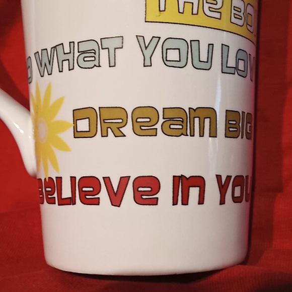 EXPRESS YOURSELF Tall Fine Porcelain Mug. By: 222 FIFTH PTS International. - Picture 10 of 13